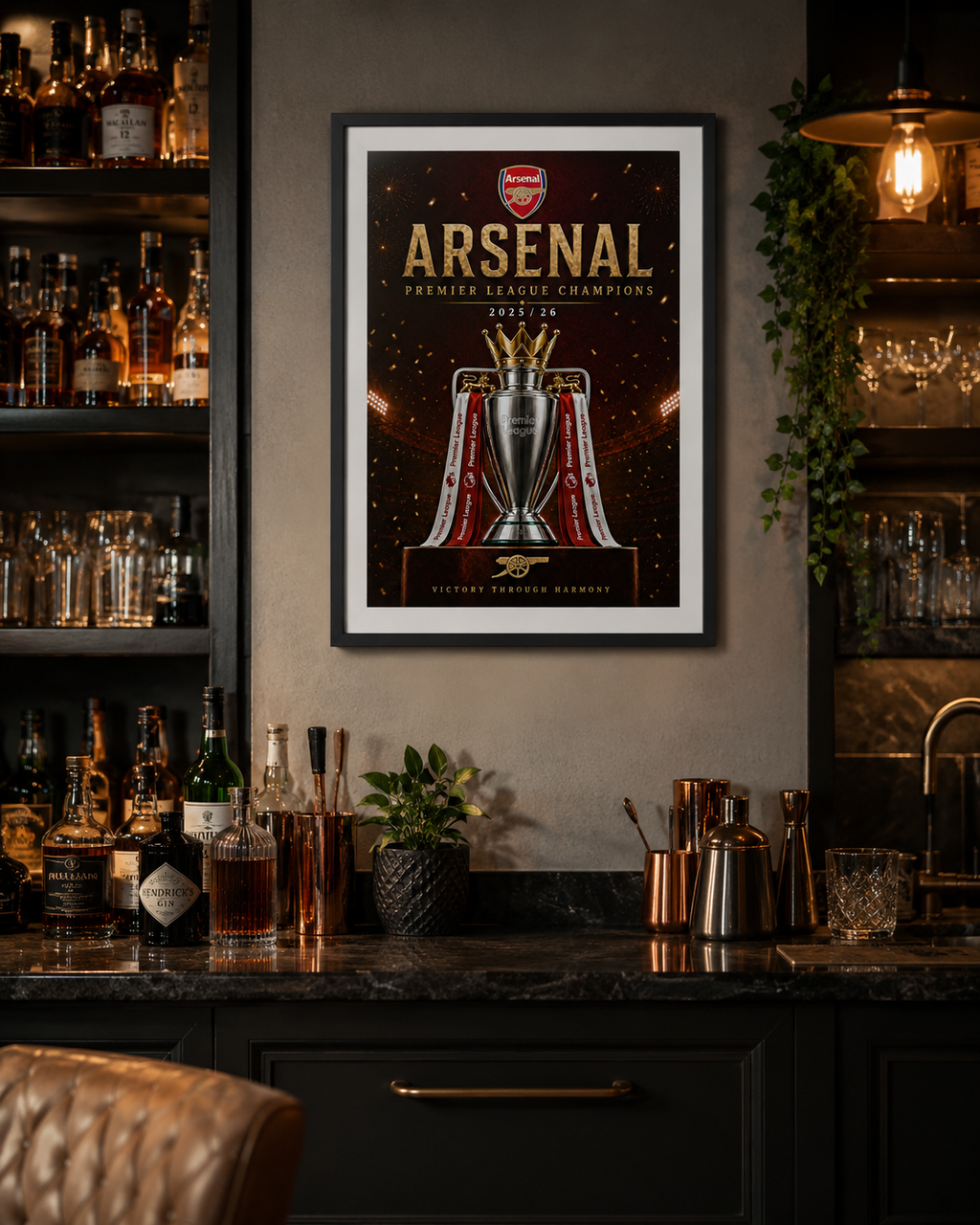 Arsenal Premier League Champions 2025/26 Poster