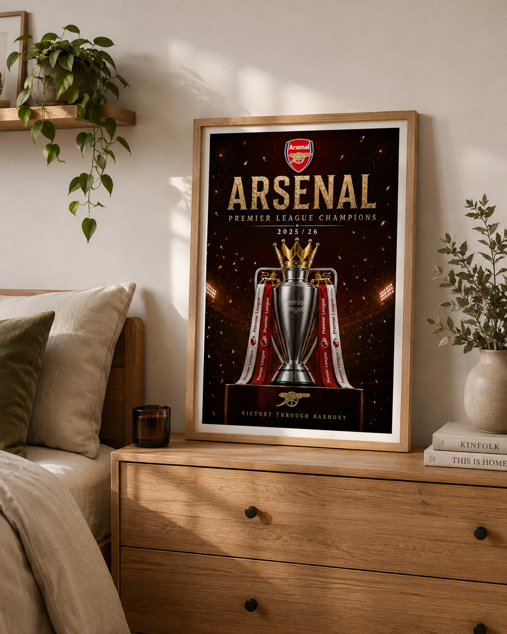 Arsenal Premier League Champions 2025/26 Poster