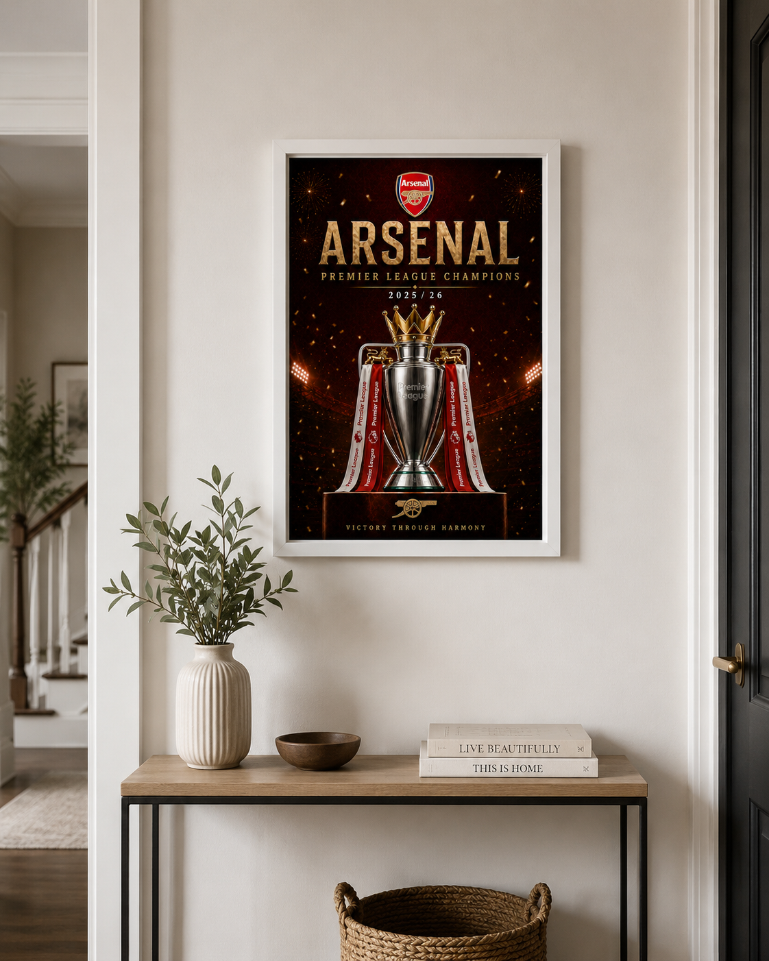 Arsenal Premier League Champions 2025/26 Poster