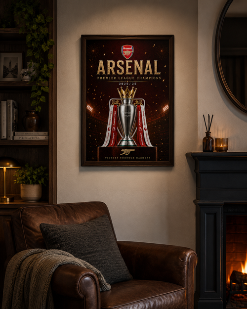 Arsenal Premier League Champions 2025/26 Poster