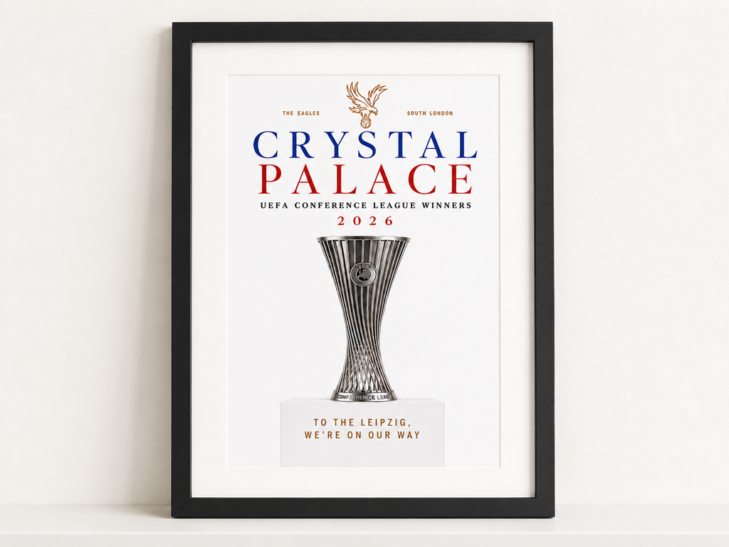 Crystal Palace FC - Set of 3 A4 Trophy Prints