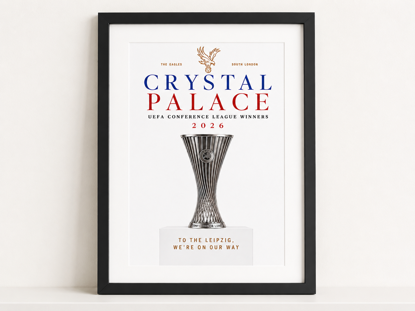 Crystal Palace FC - Set of 3 A4 Trophy Prints