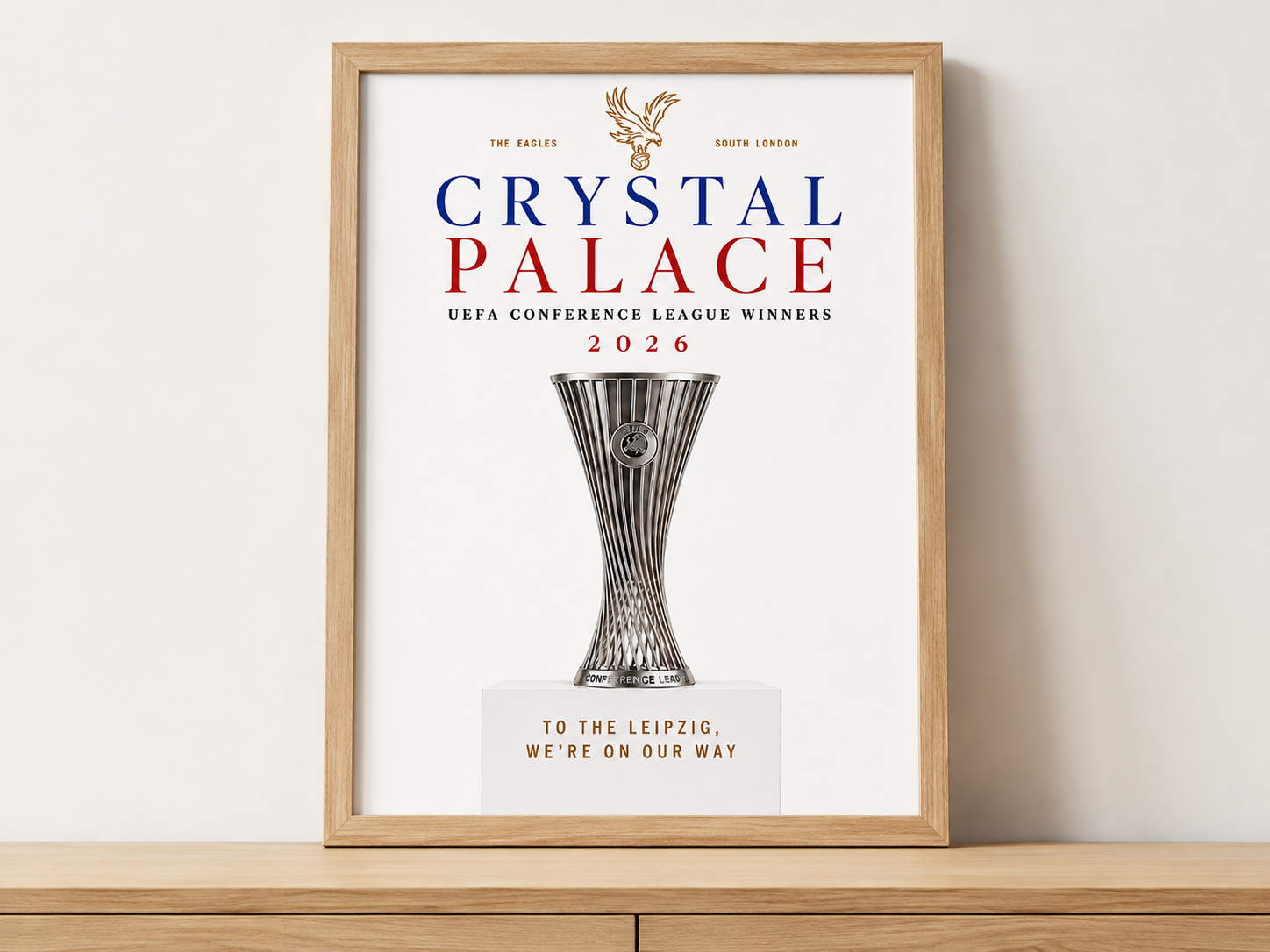 Crystal Palace FC - Set of 3 A4 Trophy Prints