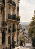 Elegant Parisian Street in Deep Perspective architecture art print by towelme