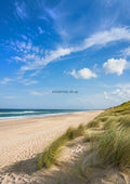 Serene Coastal Dunes And Beach coastal art print by towelme