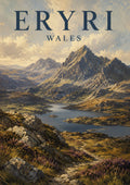 Eryri: A Picturesque Welsh Landscape British travel art print by towelme