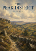 The Peak District in Sunlight British travel art print by towelme