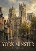 York Minster in Golden Light British travel art print by towelme