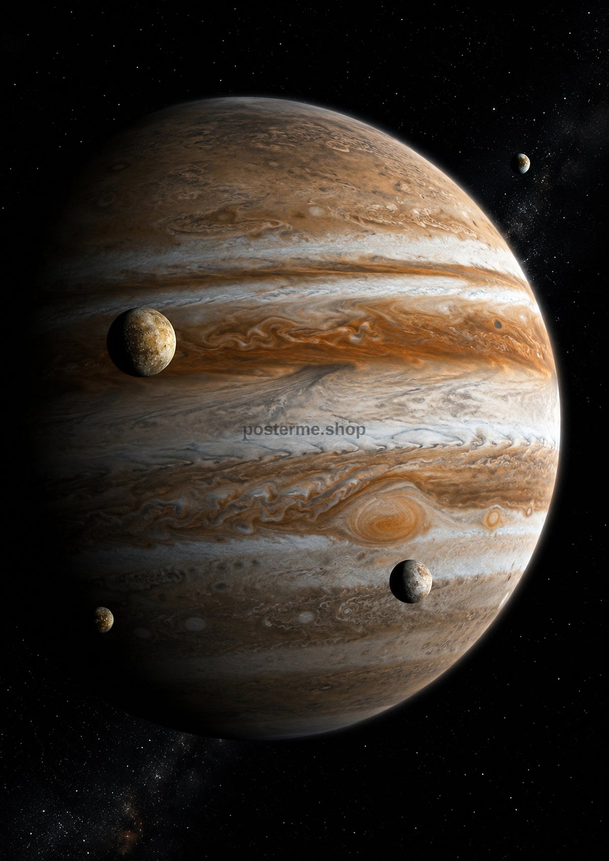 Swirling Storm On A Gas Giant space wall art print by towelme
