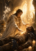 Sacred Healing Within the Cathedral fantasy RPG character wall print by PosterMe.shop