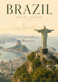 Rio de Janeiro from Christ the Redeemer world travel art print by towelme