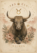 Taurus Celestial Zodiac celestial zodiac art print by towelme